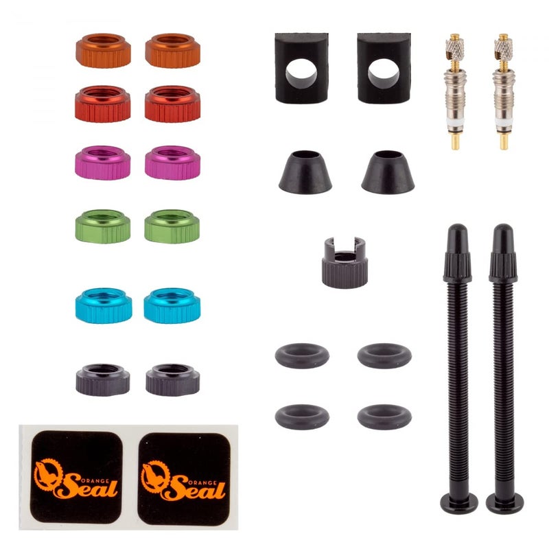 ORANGE Seal Versa-Valve Stems 60mm - Pair